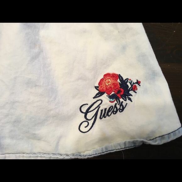 Girl Tie-Dye Chambray Dress by Guess Kids - Picture 3 of 6